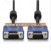 15FT 15 PIN BLUE SVGA VGA ADAPTER Monitor M/M Male To Male Cable CORD FOR PC TV